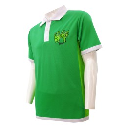 訂做網眼布短袖Polo恤     設計撞色扁機領    前幅刺繡logo   後幅燙畫logo   P1339 訂做網眼布短袖Polo恤     設計撞色扁機領    前幅刺繡logo   後幅燙畫logo   P1339